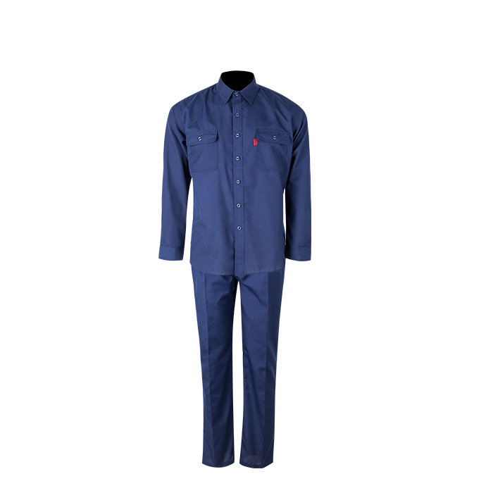 定制Dupont Nomex® 阻燃服防靜(jìng)電工(gōng)作(zuò)服套裝